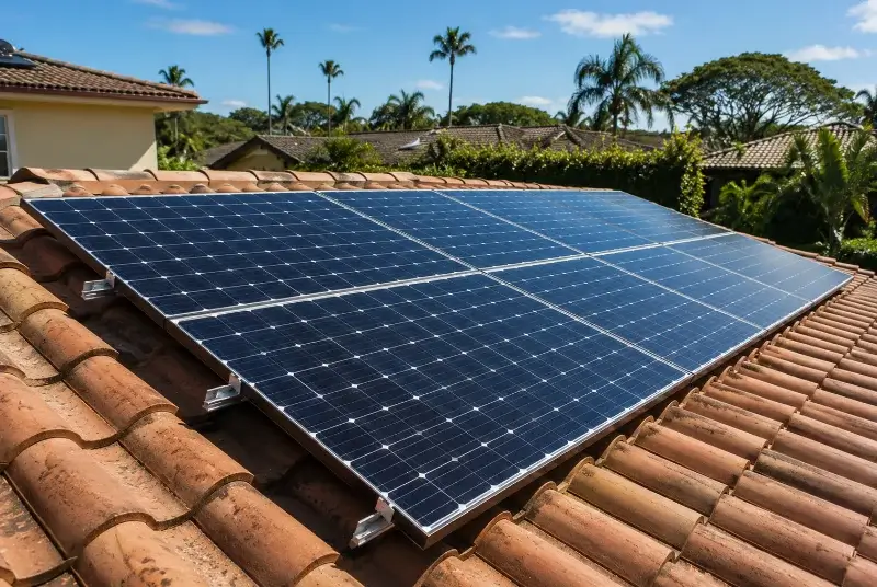 Installation de panneaux solaires à Bésignan