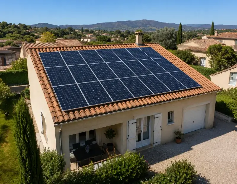 Prime à l'autoconsommation panneaux solaires Bésignan — aide financière de l'État